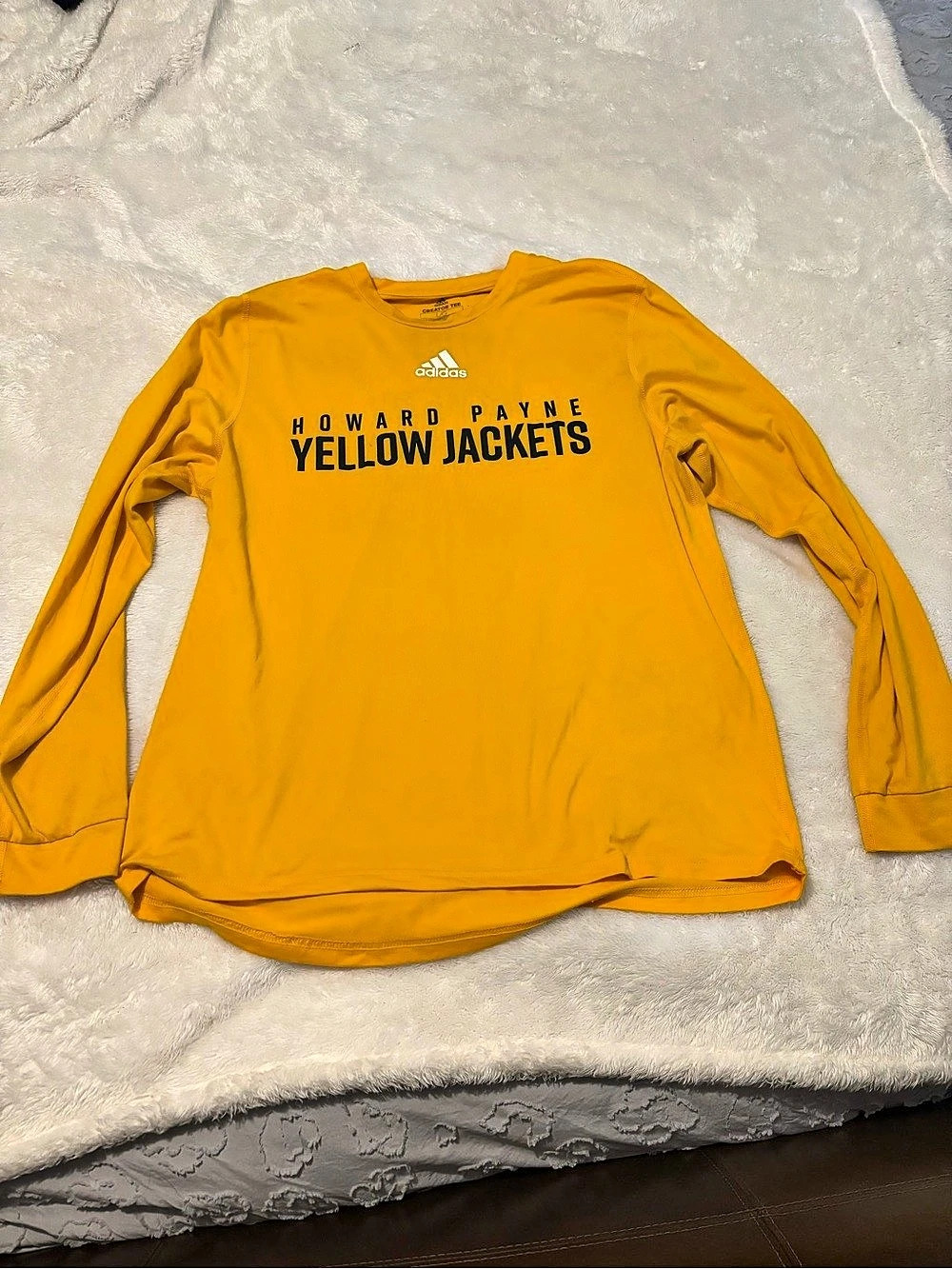adidas Howard Payne Yellow Jackets Adidas Creator Long Sleeve Tee Creator Long